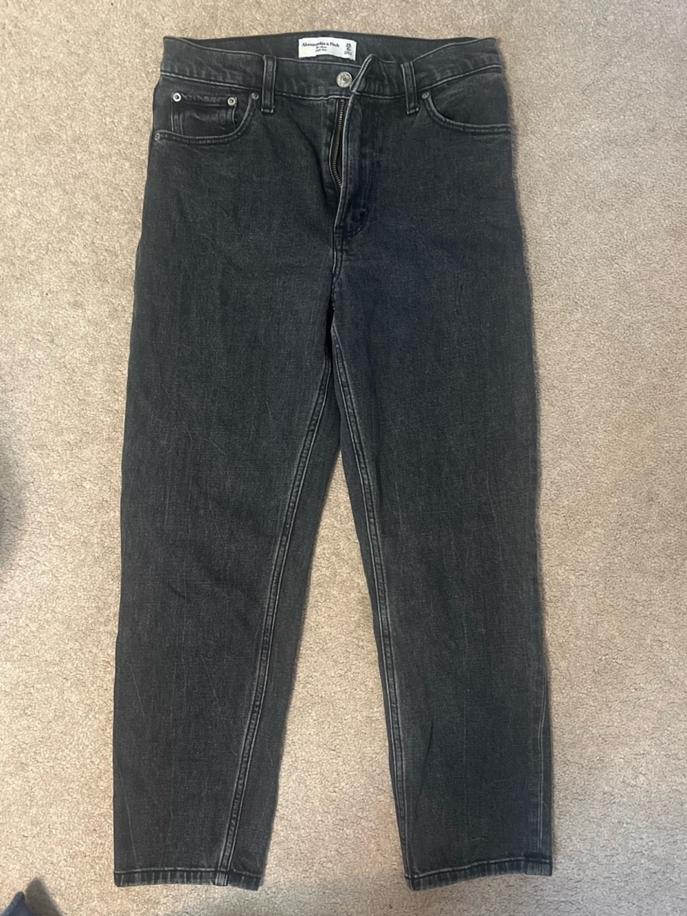 Abercrombie & Fitch Women’s Black Mom Jeans